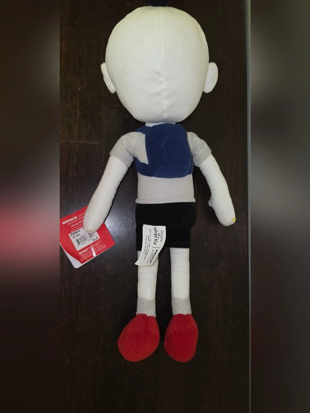 Kohl's Cares Diary Of A Whimpy Kid Greg Heffley Plush Toy